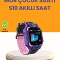 S10 Mor Akıllı Çocuk Saati Konum Takip ve Güvenlik Özellikli