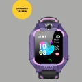 S10 Mor Çocuk Takip Saati Elektronik Bariyer ve Sesli Mesaj Destekli