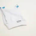 Sema Baby Yenidoğan Kurdelalı Bebek Şapka - Beyaz