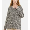 Sementa 76413 Rahat Kalıp Leopar Kombinli Pijama Takım