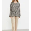 Sementa 76413 Rahat Kalıp Leopar Kombinli Pijama Takım