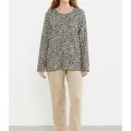 Sementa 76413 Rahat Kalıp Leopar Kombinli Pijama Takım