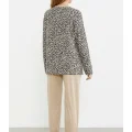 Sementa 76413 Rahat Kalıp Leopar Kombinli Pijama Takım