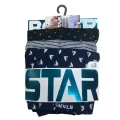 Star 106 Desenli Pamuklu Kemer Likralı 3Lü Boxer