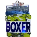 Star 106 Desenli Pamuklu Kemer Likralı 3Lü Boxer
