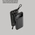 Taşınabilir 20.000 mAh Hızlı Şarj Powerbank 4 Çıkışlı