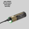 Tekrar Şarj Edilebilir AA USB Type-C Pil | 1000+ Döngü | 1.5V Sabit Voltaj