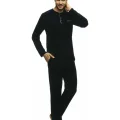 US Polo 17384 Erkek Uzun Kol Pijama Takımı