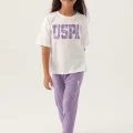 US Polo 1818-G Kız Çocuk Pijama Takım