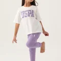 US Polo 1818-G Kız Çocuk Pijama Takım