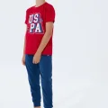 US Polo 2410-G Erkek Garson Pijama Takım