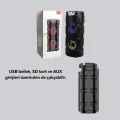 USB, SD Kart ve AUX Girişli Taşınabilir Hoparlör