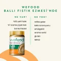 BUĞZ Wefood Ballı Fıstık Ezmesi Fıstık Parçacıklı Şekersiz (300 gr)