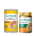 BUĞZ Wefood Ballı Fıstık Ezmesi Şekersiz (300 gr) ve Çok Tahıllı Patlak Glutensiz (100 gr) 2li Set