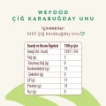 BUĞZ Wefood Çiğ Karabuğday Unu Glutensiz (350 gr)