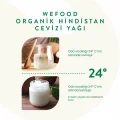 BUĞZ Wefood Organik Hindistan Cevizi Yağı (Soğuk Sıkım) 150 ml 3lü Set
