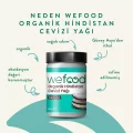 BUĞZ Wefood Organik Hindistan Cevizi Yağı Soğuk Sıkım (300 ml)