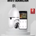 Wifi Güvenlik Kamerası 360 Derece Dönebilen Harekete Duyarlı Gece Görüşlü Ampul (Kopya)