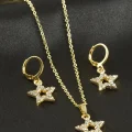 Yıldız Taşlı Set Kolye
