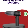 Yüksek Performanslı Araç İçi El Süpürgesi