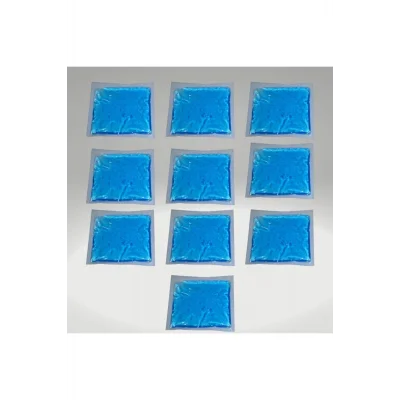 10 Adet Soğuk Sıcak Jel Kompres Termojel 13x13 Cm