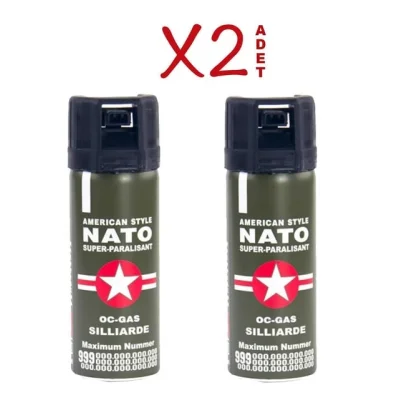 2li set Yeni Nesil Biber Özsavunma Gazı Sprey 2x40ml SET