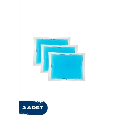 3 Adet Soğuk Sıcak Jel Kompres, Yaralanma Soğutucu Isıtıcı 13x13