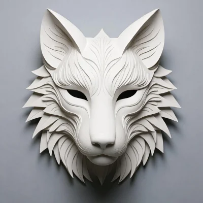 3D Tasarım Kişiye Özel Tasarım MASK Ham beyaz renkte gönderilir boya size aittir