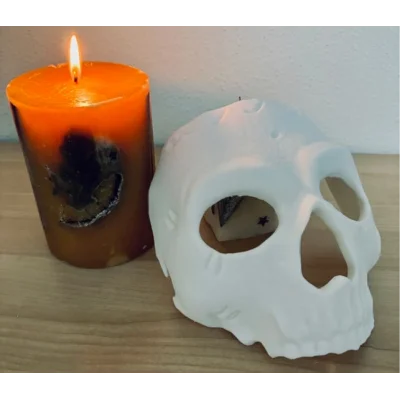 3D Tasarım Kişiye Özel Tasarım MASK Ham beyaz renkte gönderilir boya size aittir