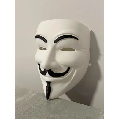 3D Tasarım Kişiye Özel Tasarım MASK Ham beyaz renkte gönderilir boya size aittir
