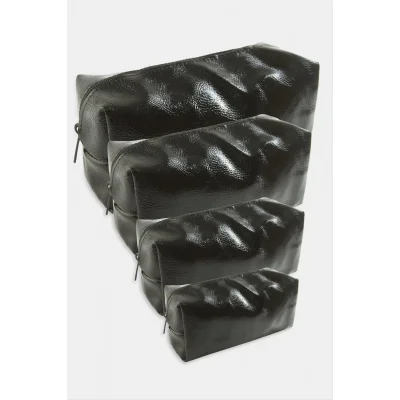 4 Adet El Tutmalı Makyaj Çantası