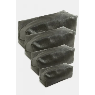 4 Adet El Tutmalı Makyaj Çantası