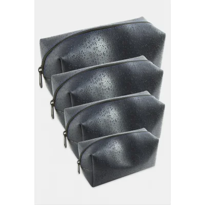 4 Adet El Tutmalı Makyaj Çantası