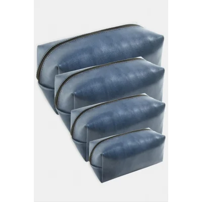 4 Adet El Tutmalı Makyaj Çantası