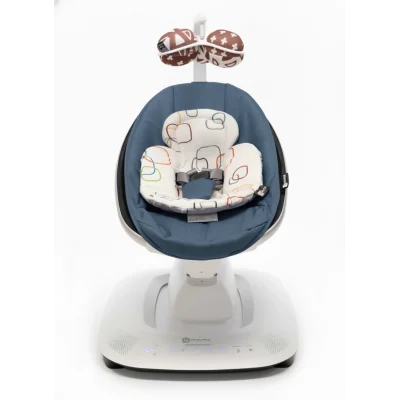 4moms Mamaroo 5.0 Elektrikli Ana Kucağı - Slate Blue + Yenidoğan Destek Pedi