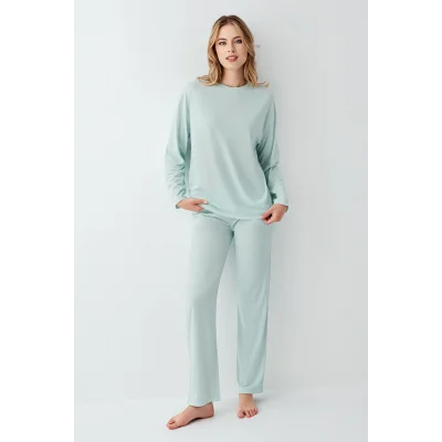 Arnetta 3407-S Kadın Uzun Kol Pijama Takım