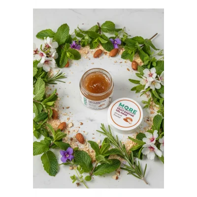 Badem Özlü Doğal Peeling - Fruit Enzyme Gel Mask 3 Adet