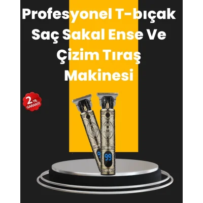  0.1 mm Hassas Kesim Tıraş Makinesi Şarjlı Metal Gövde