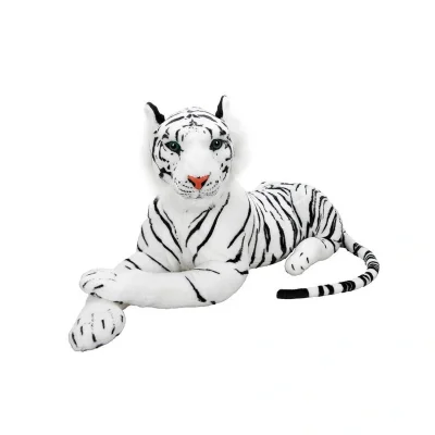 BUĞZ 01401 Beyaz Kaplan Peluş 60 cm