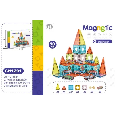 BUĞZ 03-CH1291 5,5 CM MANYETİK BLOKLAR 50 PCS