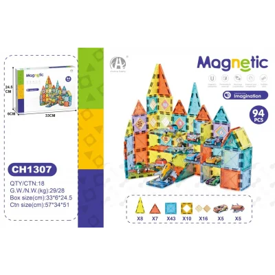 BUĞZ 03-CH1307 5,5 CM MANYETİK BLOKLAR 94 PCS