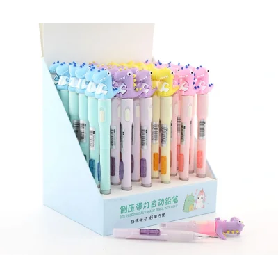 BUĞZ 07 Uçlu Ledli Dinazor Tasarımlı Kalem