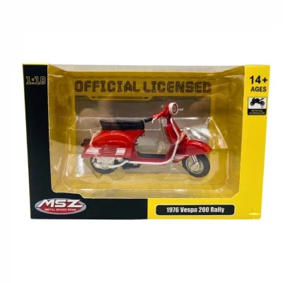 BUĞZ 1/18 Weber 1976 200 Rally Model Motosiklet