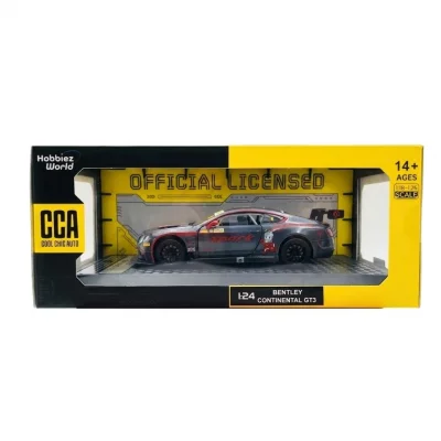 BUĞZ 1/24 Bentley Continental GT3 Silver Grey Model Araba