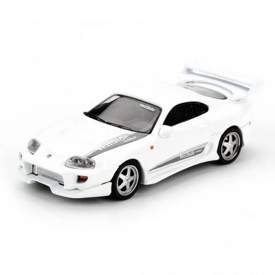 BUĞZ VeilSide Combat Beyaz 1/64 Diecast Toyota Supra Model Araba - Mini Koleksiyonluk BX-313383