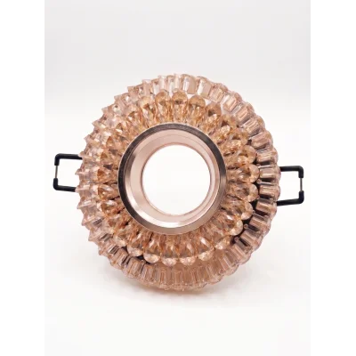 BUĞZ 1 Adet CATA CT 6636 Manolya Led Efektli Dekoratif Cam Spot Kasası GU10 Duy 3200K Gün Işığı