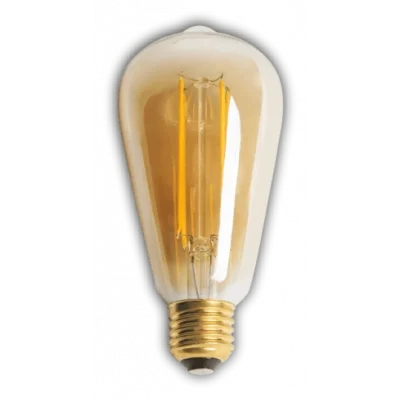 BUĞZ 1 Adet KENDAL KES616 Led Rustik Ampul 4W 2700K Gün Işığı E27 Duy