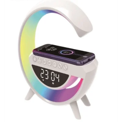 BUĞZ 1 Adet NOAS YL86 1240 Simi Kablosuz Şarjlı Bluetoothlu Hoparlörlü Masa Lambası RGB