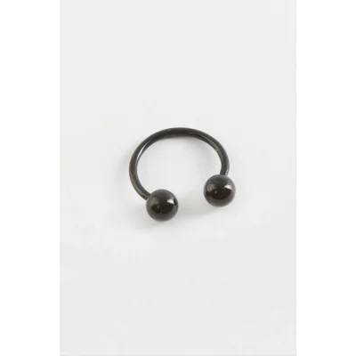 BUĞZ 1 cm Septum Çelik Piercing 1 Adet
