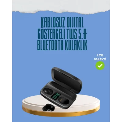 BUĞZ 10 Metre Çekim Mesafeli Hafif Tasarımlı Bluetooth Kulaklık ve Şarj Kutusu Seti